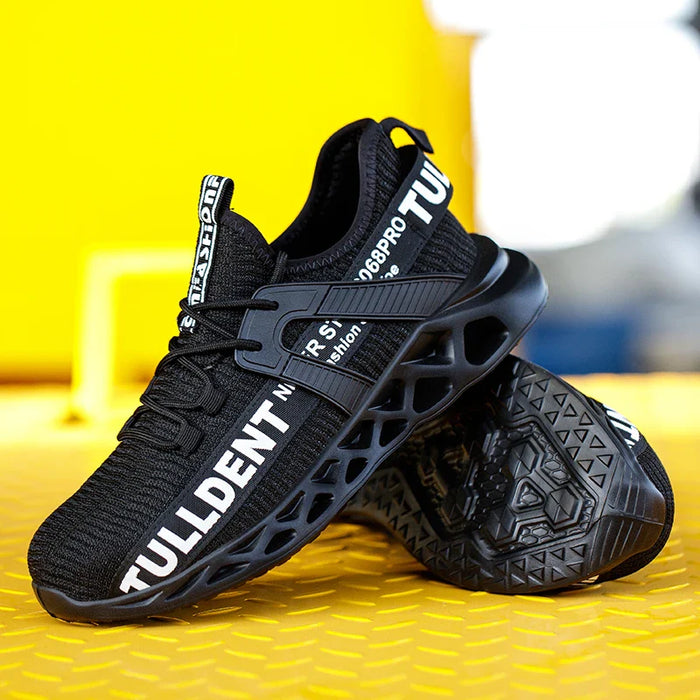 Mens Steel Toe Work Sneakers Anti Impact & Anti Piercing Indestructible Protection