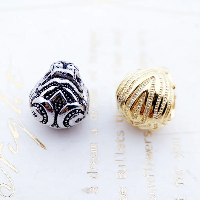 925 Sterling Silver Rebel Street Lion Bead Charm For European Jewelry