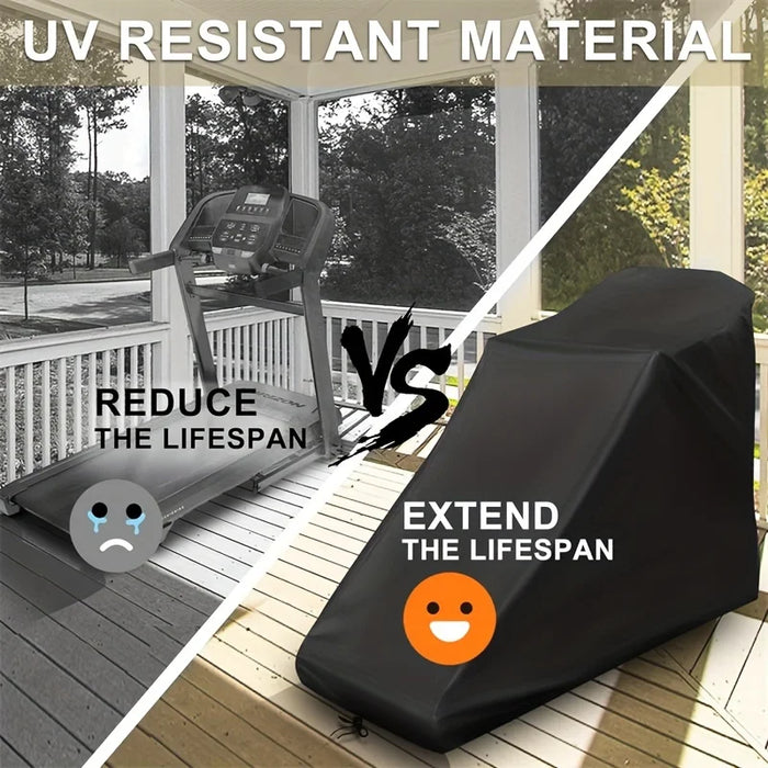 Waterproof 600D Treadmill Cover Heavy Duty Dust Proof Indoor / Outdoor