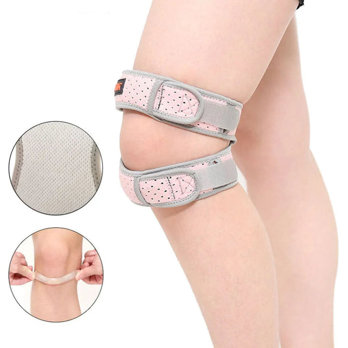 Knee Strap For Pain Relief Dual Patella Brace For Running Tennis Arthritis Tendonitis