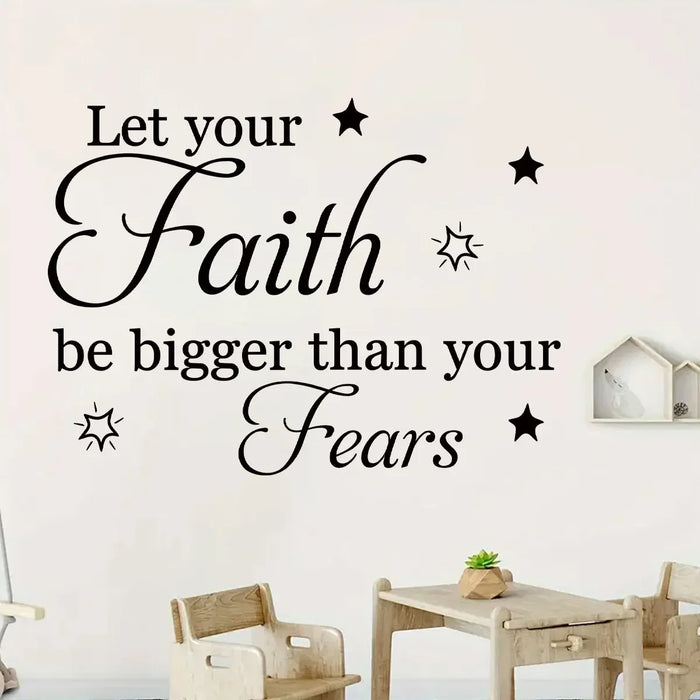 Motivational Star Wall Stickers For Home Decor