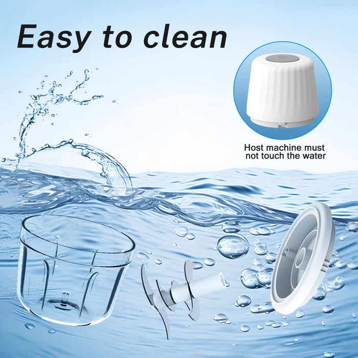 250Ml / 400Ml Wireless Electric Garlic Crusher & Chopper