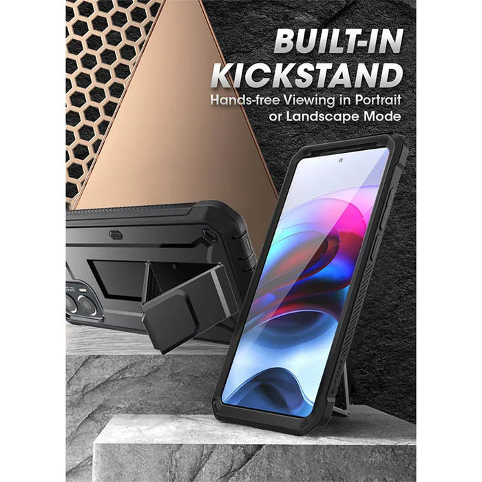 For Moto G Stylus 5G 2024 Not Fit 2023 Version Ub Pro With Built-In Screen Protector Full-Body Rugged Belt Clip Case