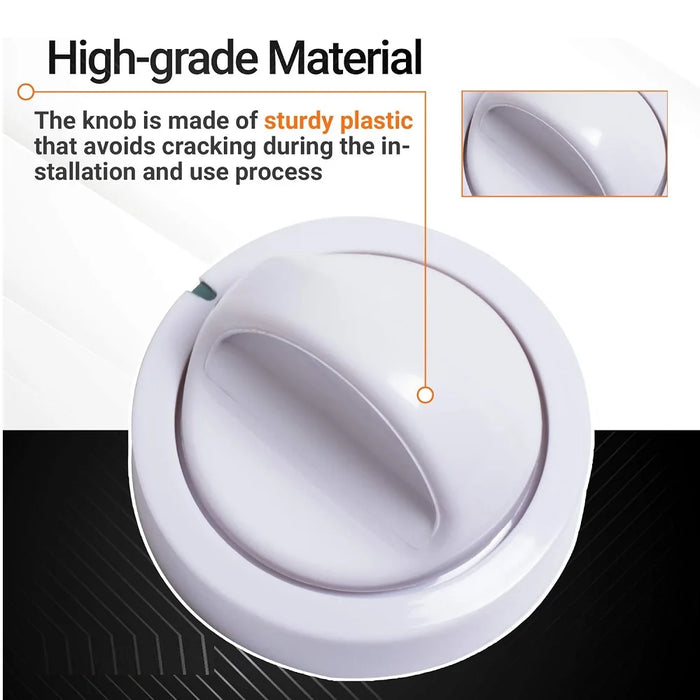 131873500 Dryer Timer Knob Switch For Frigidaire Dryers - Replaces 134042600 Ps418921 Ap2107778 - Pack Of 2