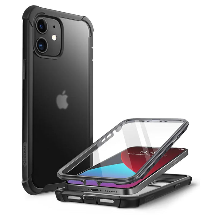 For Iphone 12 / 12 Pro 6.1 Inch 2020 Forza Dual Layer Rugged Case With Full-Body Tpu Bumper Built-In Screen Protector