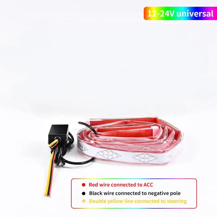 12V 24V Led Truck Car Tail Light Strip Night Safety Warning Signal