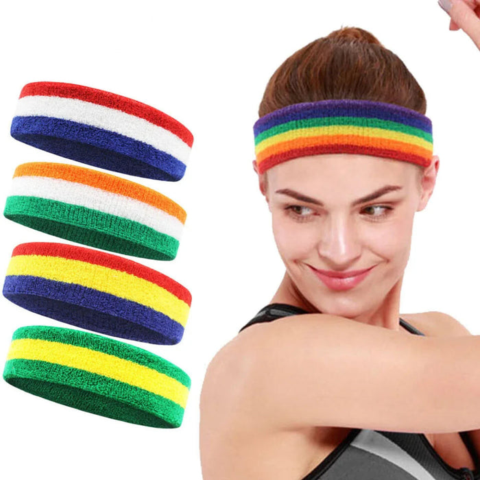 Stretchy Cotton Headband For Sports & Fitness