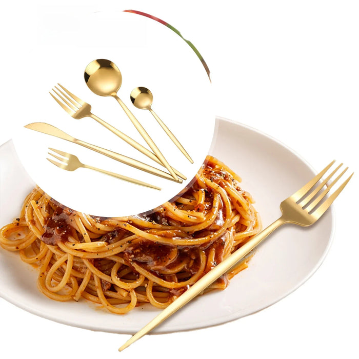 5 / 30 / 90 Piece Portuguese Style Stainless Steel Cutlery Set For Family & Hotel Use