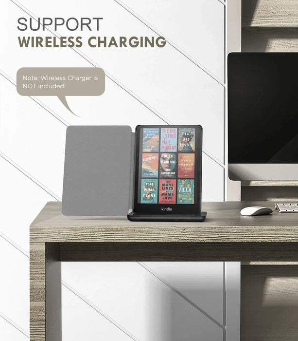 For 7 Inch Kindle Paperwhite 12Th Generation 2024 & Kindle Coloursoft Signature Edition 2024 Pu Shell Case With Auto Wake / Sleep