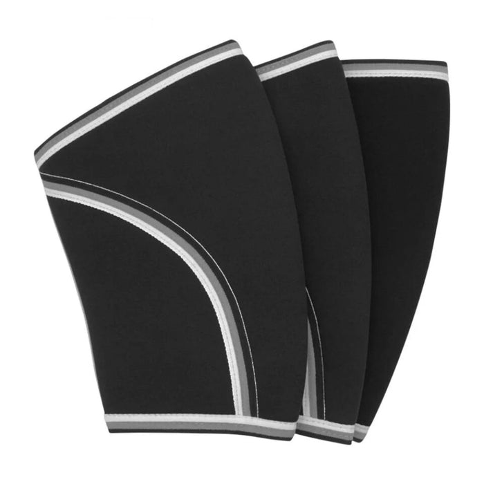 Pair of 7Mm Knee Sleeves Squat Fitness Weightlifting Powerlifting Gymreapers