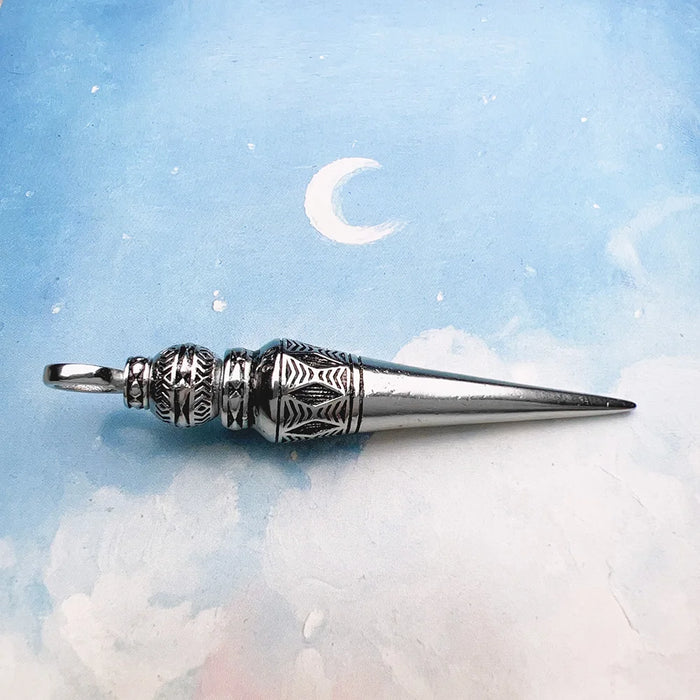 925 Sterling Silver Mystical Cone Pendant Winter Ornaments Ethnic Fine Jewelry Rebel Gift For Women & Men