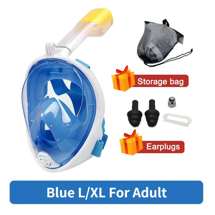 Full Face Snorkel Mask For Kids & Adults
