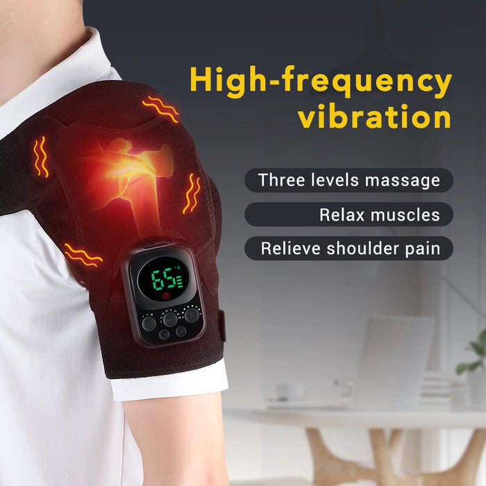 High Vibration Shoulder Massager With Hot Compress