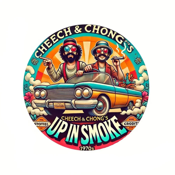 2D Flat Fun Smoking Wall Art Durable Metal Signage For Kitchen Bedroom Bar