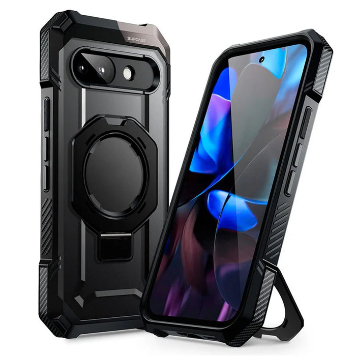 For Google Pixel 9A 2025 Ub Grip Heavy Duty Drop Protection Rugged Shockproof Magnetic Phone Case With Ring Holder
