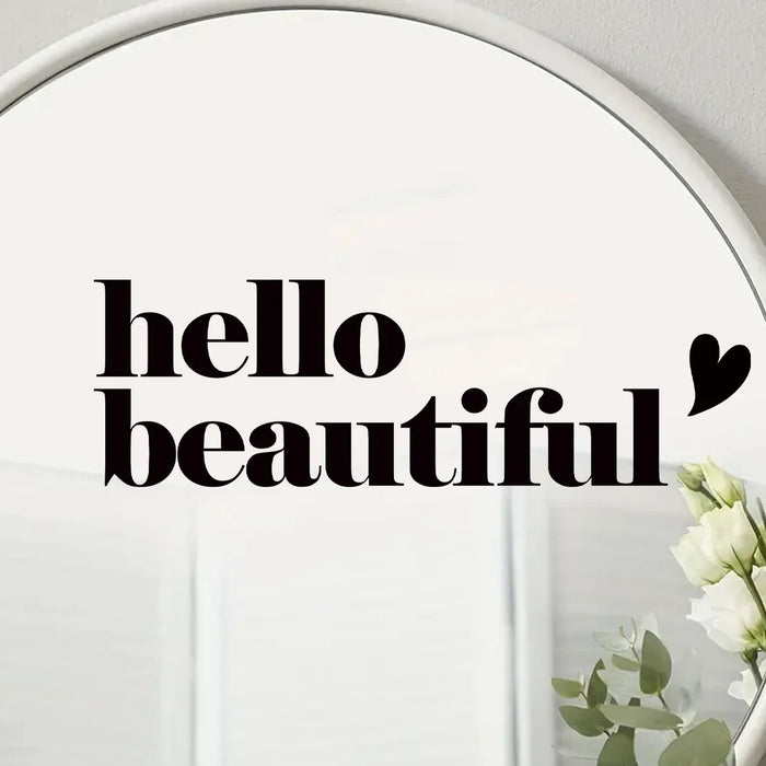 Charming Bedroom Mirror Stickers For Girls