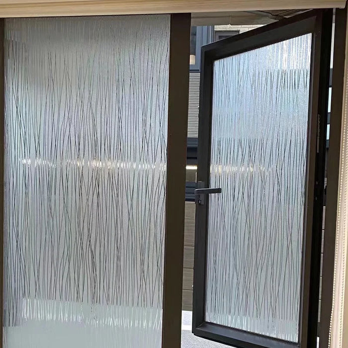 Privacy Film For Windows - Non-Adhesive Removable Uv Protection
