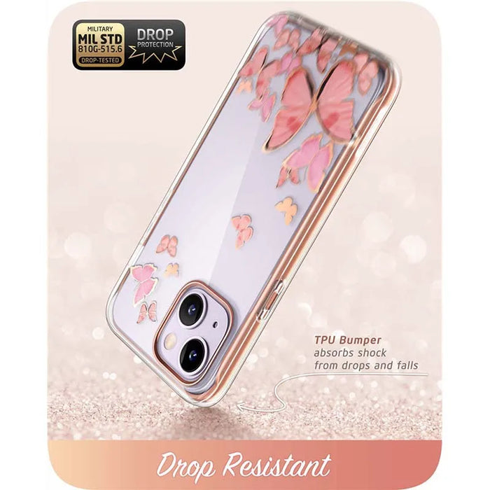 For Iphone 14 2022 / For Iphone 13 2021 6.1 Inch Cosmo Slim Full-Body Protective Case With Built-In Screen Protector