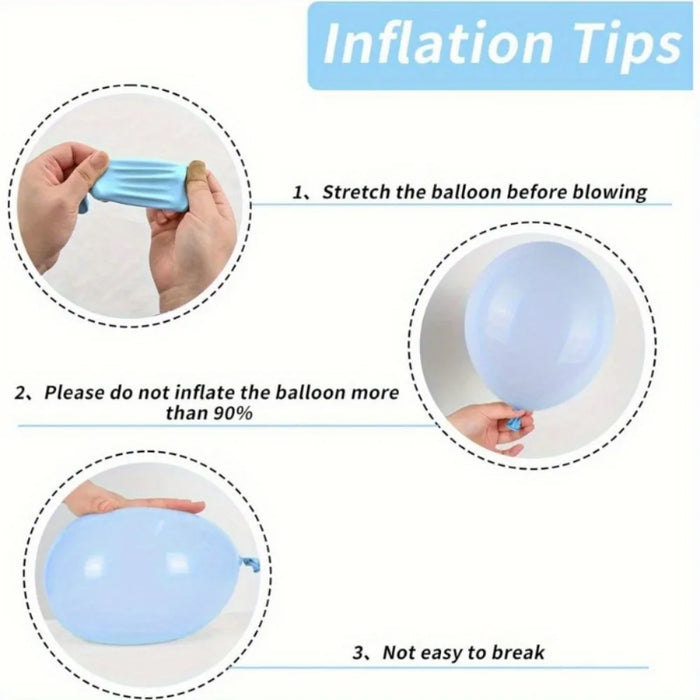 142Pcs New Year 2024 Ice And Snow Balloon Arch Garland Set Winter Frozen Purple Latex Balloon Birthday Party Balloon Decoration