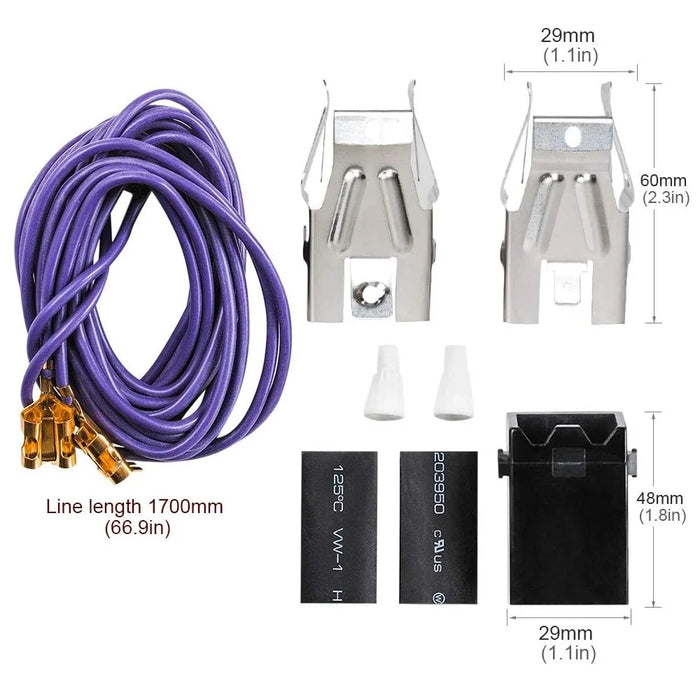 2 Pack Wb17T10006 Range Surface Burner Terminal Block Kit For Ge Kenmore Hotpoint Ranges / Stoves / Ovens Ap3203326 Wb17K10003