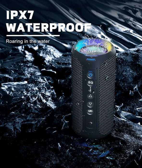40W Bluetooth Speaker Enhanced Bass Ip7 Waterproof