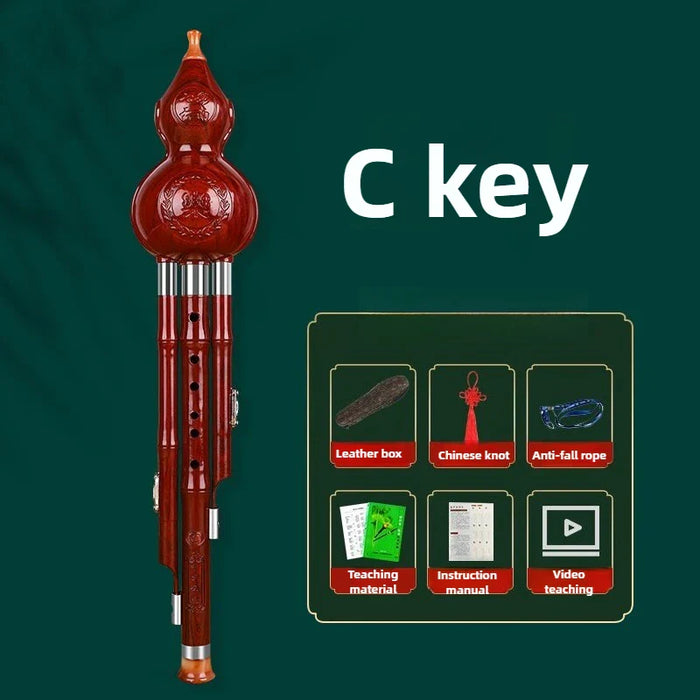 Professional Chinese Resin Hulusi In C Key For Beginners