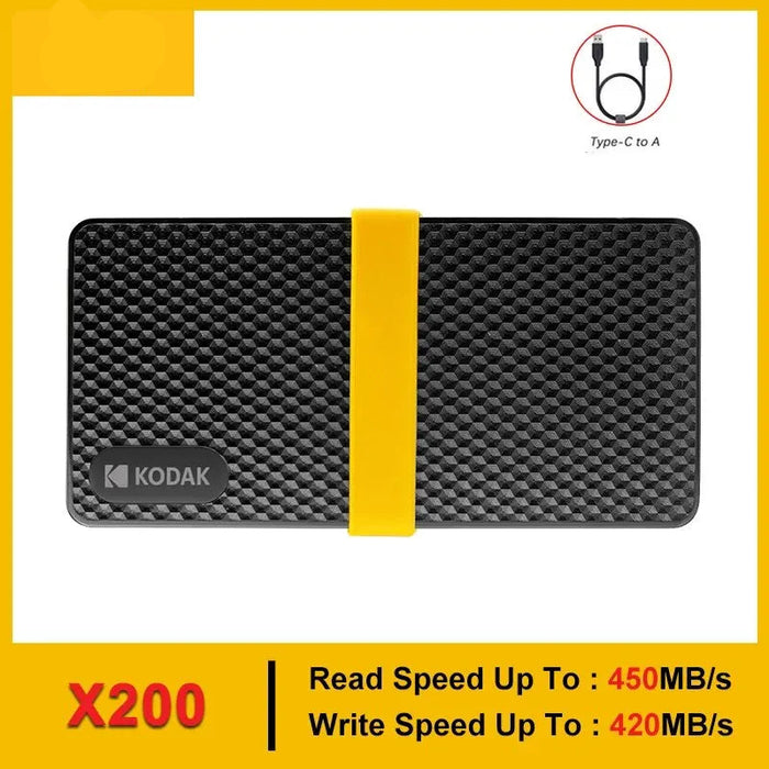 Kodak 2tb / 1tb / 512gb / 256gb Portable Ssd For Ps4 Laptop Macbook Pc
