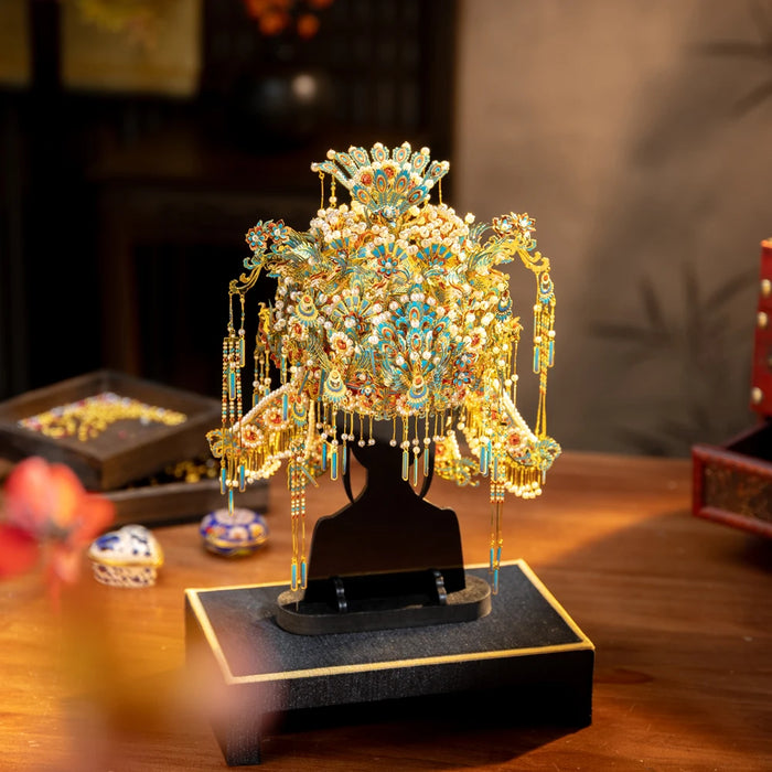 Chinese Phoenix Coronet Model Kit For Home Collection