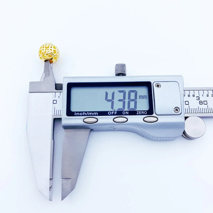 925 Sterling Silver Arabesque Charm Bead Ethnic Karma Jewelry Accessory