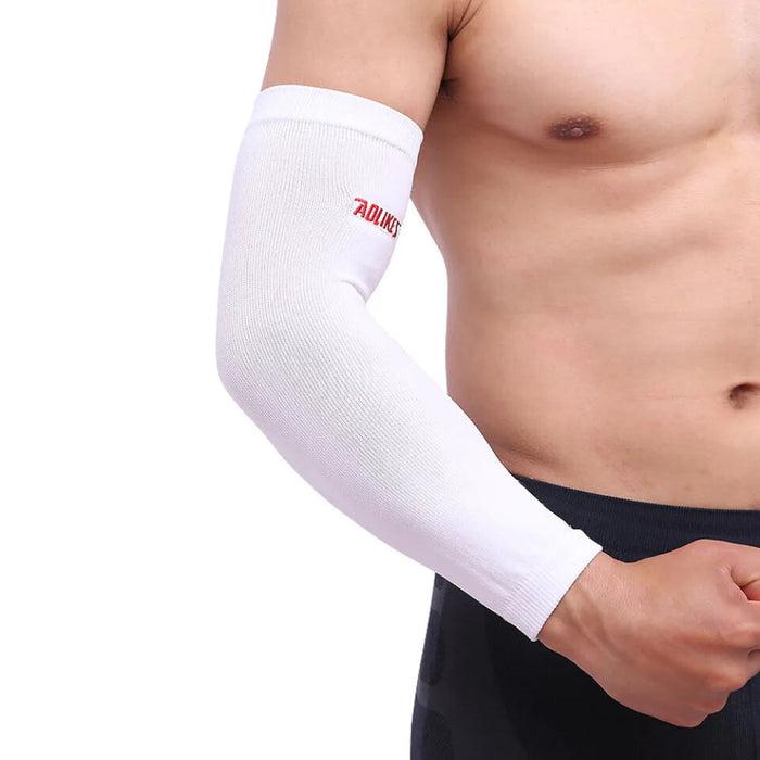 Sports Arm Sleeve For Pain Relief Elastic Elbow Protector For Basketball Tennis Soccer Volleyball