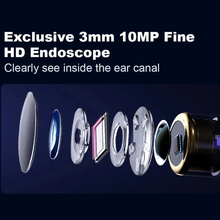 Smart Ear Cleaner with Hd Endoscope and Tweezers