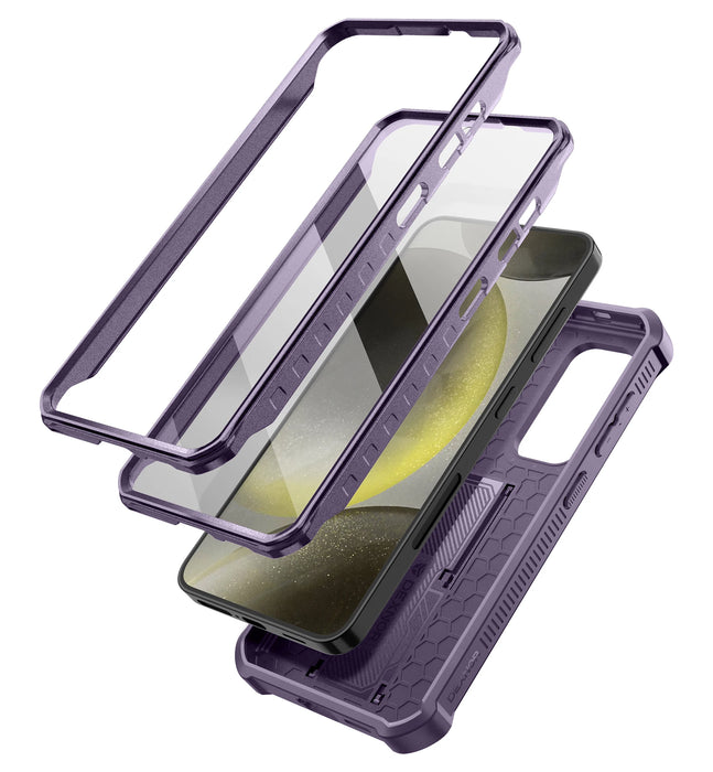 For Samsung Galaxy S24 / S24+ Plus / S24 Ultra Full Body Shockproof Camera Case & Built-In Screen Protector Kickstand