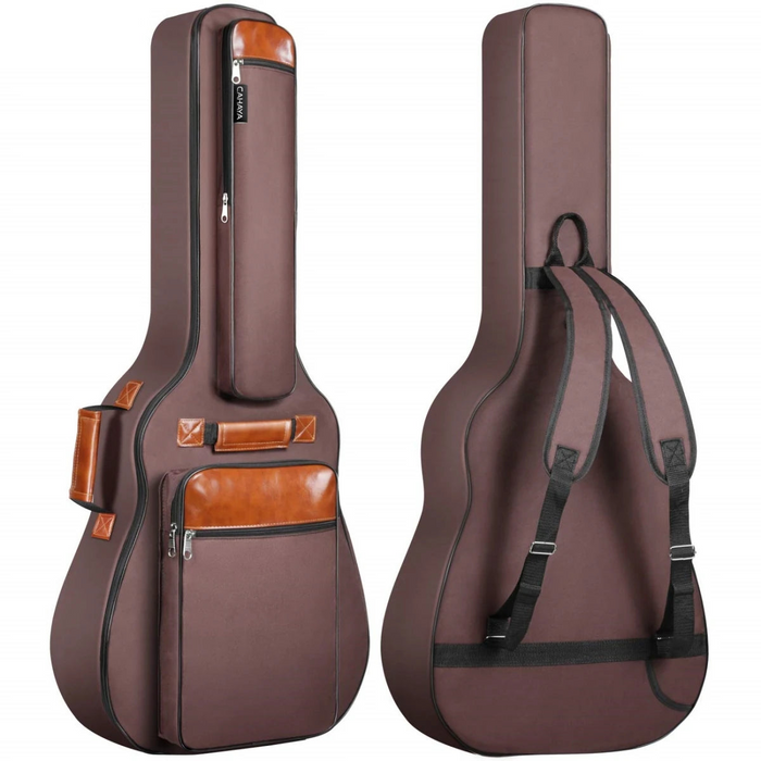 41 Waterproof Acoustic Guitar Bag With Double Straps