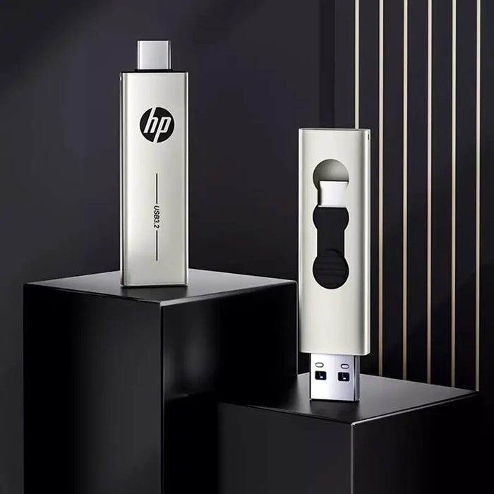 HP 2 In 1 Otg Usb3.2 Flash Drive 64gb / 128gb / 256gb For Pc Phone Mini Pc