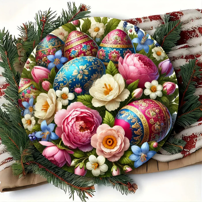 8X8 Inch Inch Round Metal Wall Art For Home Garden Cafe Bar