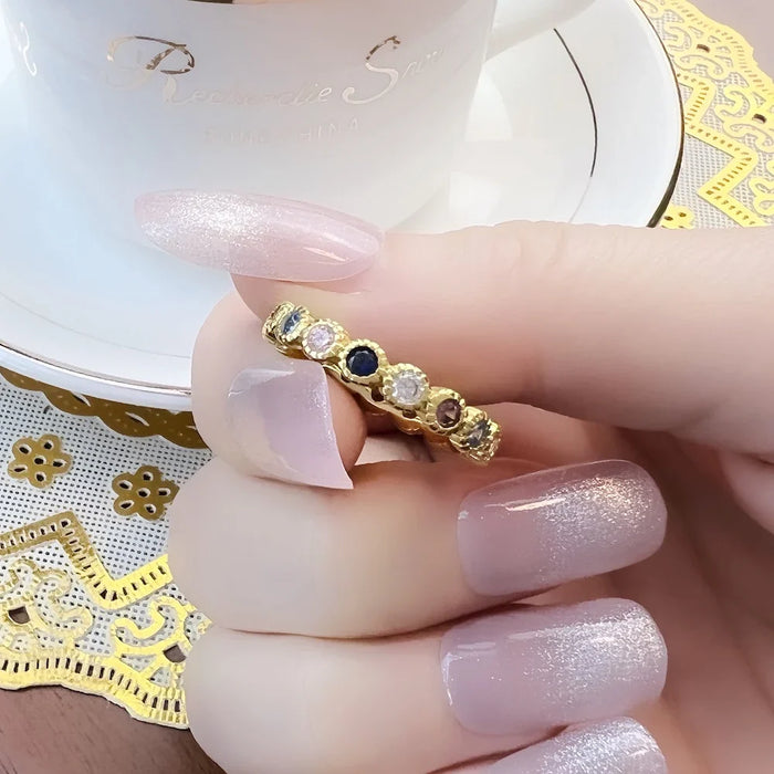 925 Sterling Silver Vintage European Royalty Ring