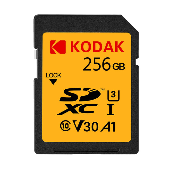 Kodak High Speed 100mb/s Sd Cards 256gb 128gb 64gb For Camera 4k Hd Slr Dv C10 A1 U3 V30 Uhs I