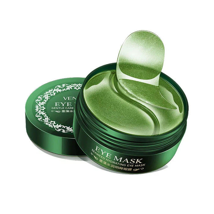 60 Piece Seaweed Gold Collagen Eye Mask Anti Dark Circles & Bags Moisturizing & Anti Aging Eye Patches
