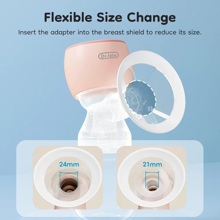 13 / 15 / 17 / 19 / 21 / 24Mm Silicone Flange Inserts For Electric Breast Pumps