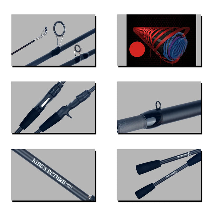 Ultralight Carbon Fishing Rod 5 30G Casting Weight