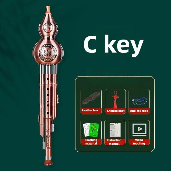 Professional Chinese Resin Hulusi In C Key For Beginners