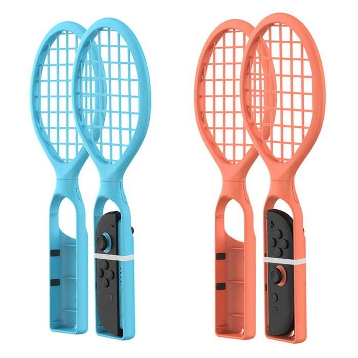 2Pcs Tennis Racket For Nintendo Switch 2 Joy-Con Controller Handle Holder Controller Grips Sport Accessories Kit For Switch / Oled