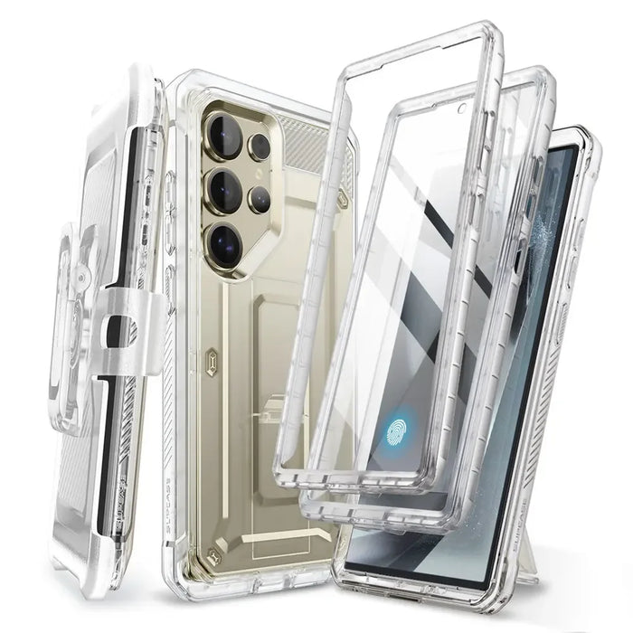 For Samsung Galaxy S25 Ultra Case Full Body Rugged Phone Cover With Built-In Screen Protector