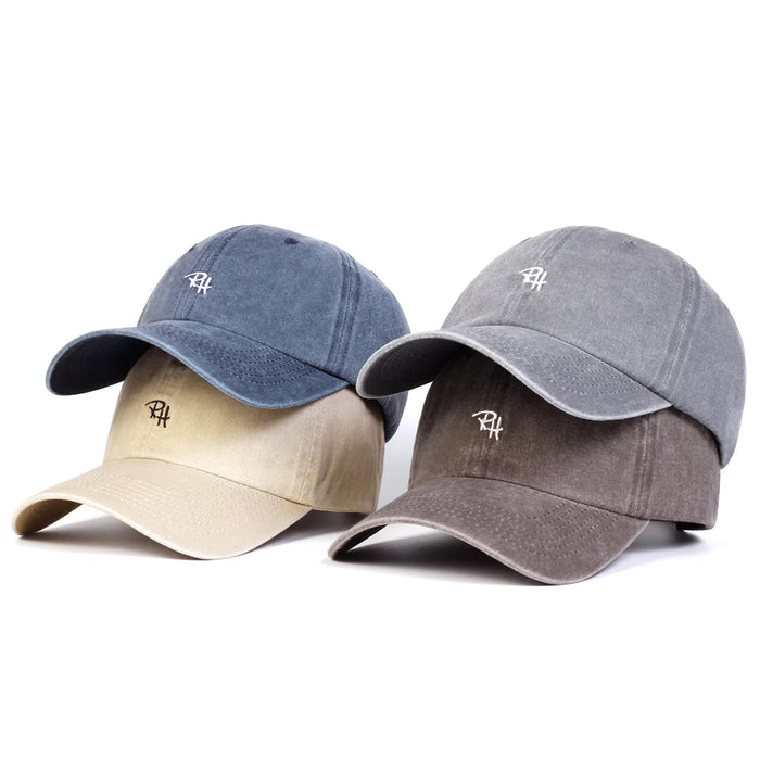 Embroidered Unisex Baseball Cap Adjustable Sun Hat For Spring / Autumn