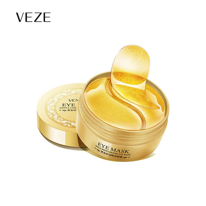 60 Piece Gold Crystal Collagen Eye Mask For Dark Circles & Bags