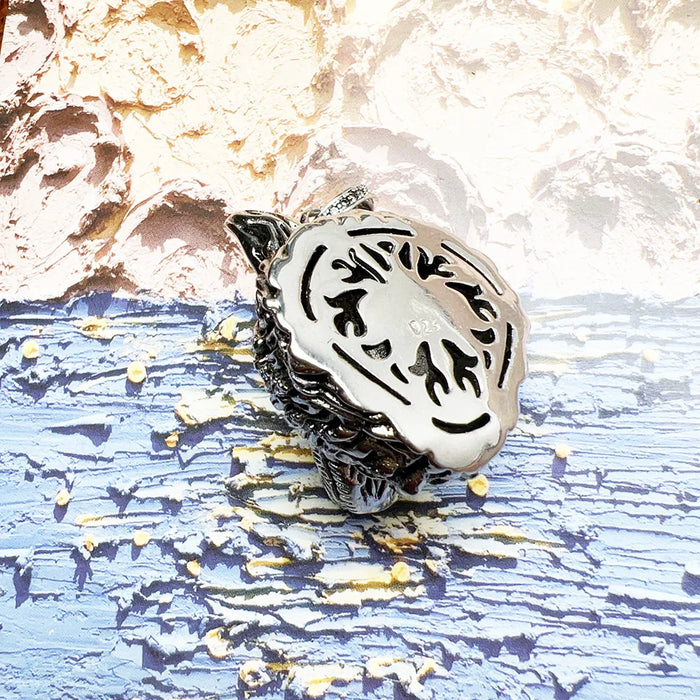 925 Sterling Silver Rebel Wolf Pendant Fine Jewelry For Men & Women