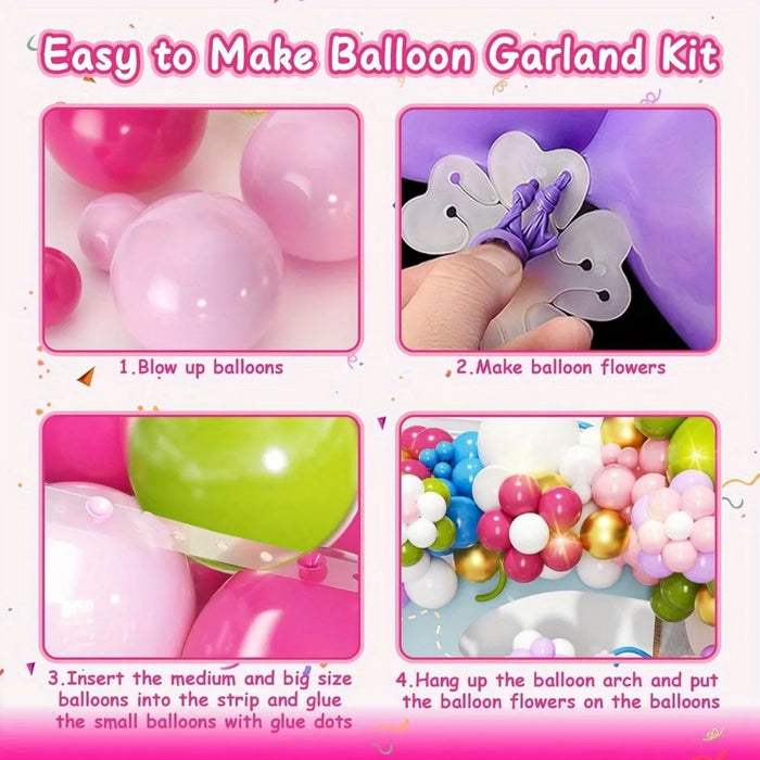 149Pcs Rainbow Balloon Set Colourful Birthday Party Wedding Decoration Gift Party Anniversary Balloon Party Decoration