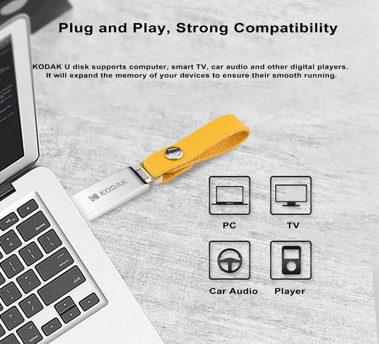 Kodak Metal USB Flash Drive 16gb / 32gb / 64gb USB 2.0