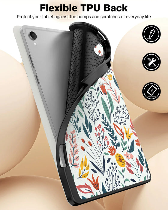 For Samsung Galaxy Tab S11 11 Inch 2025 Sm-X730 / X736B Slim Stand Soft Tpu Back Protective Case With S Pen Holder & Auto Wake