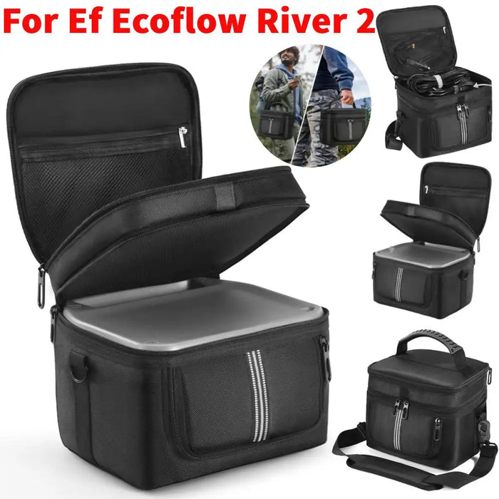 Carrying Case Power Station Storage Bag Protective Travel Case Anti-Drop Protective Cover Waterproof Bag For Ef Ecoflow River 2